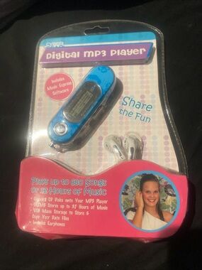 Digital MP3 Player - Blue